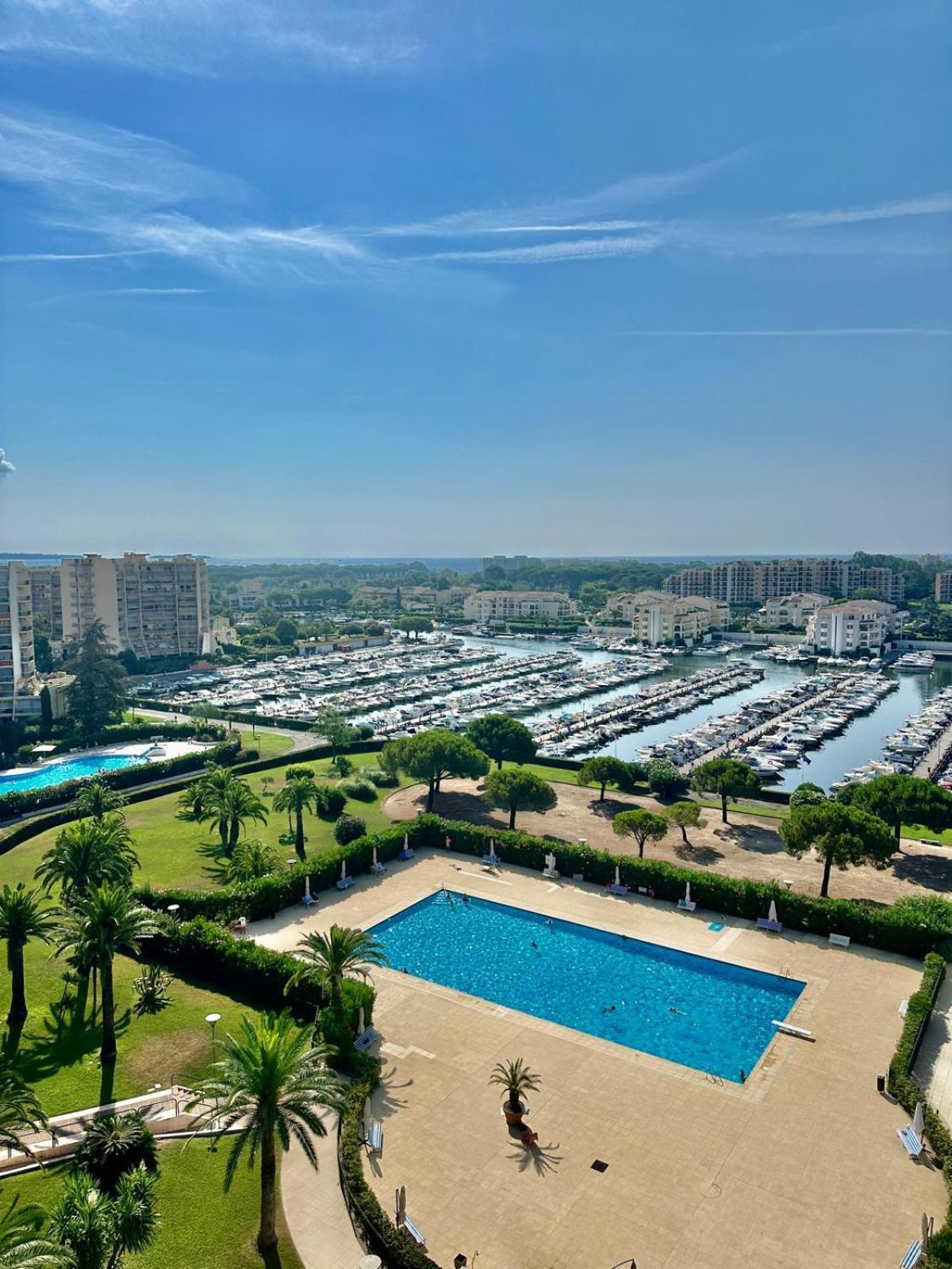 Appartement T3 De Standing Vue Mer Et Marina Mandelieu-la-Napoule Exterior foto